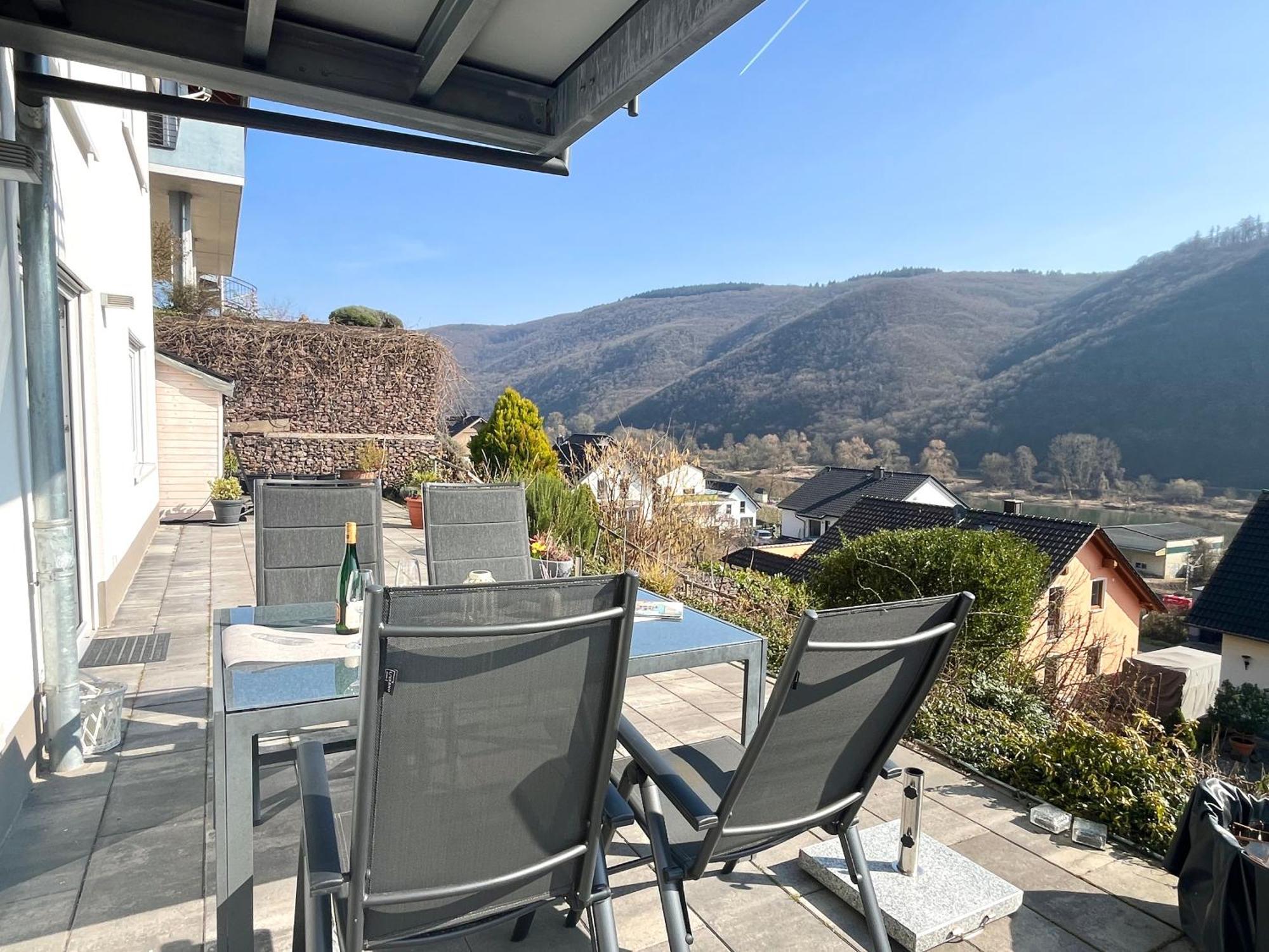 Ferienwohnung Sonnenterrasse, 1-4 Personen, 2 Schlafzimmer, Grosse Terrasse Müden 外观 照片